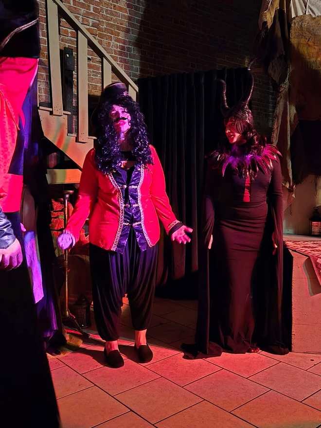 The captain and the horned queen share a villainous moment in Twisted